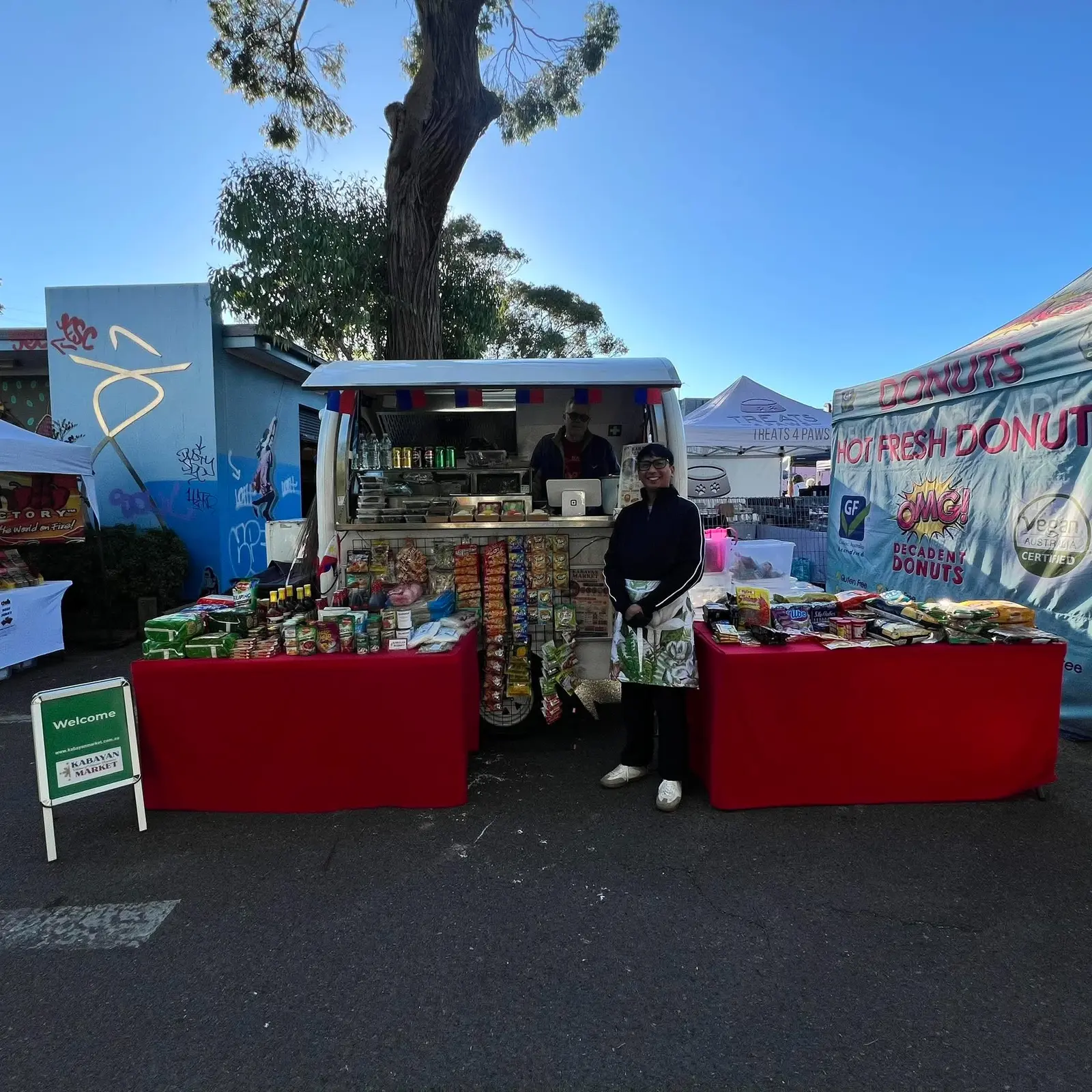 Kabayan Market trailer and Filipino groceries